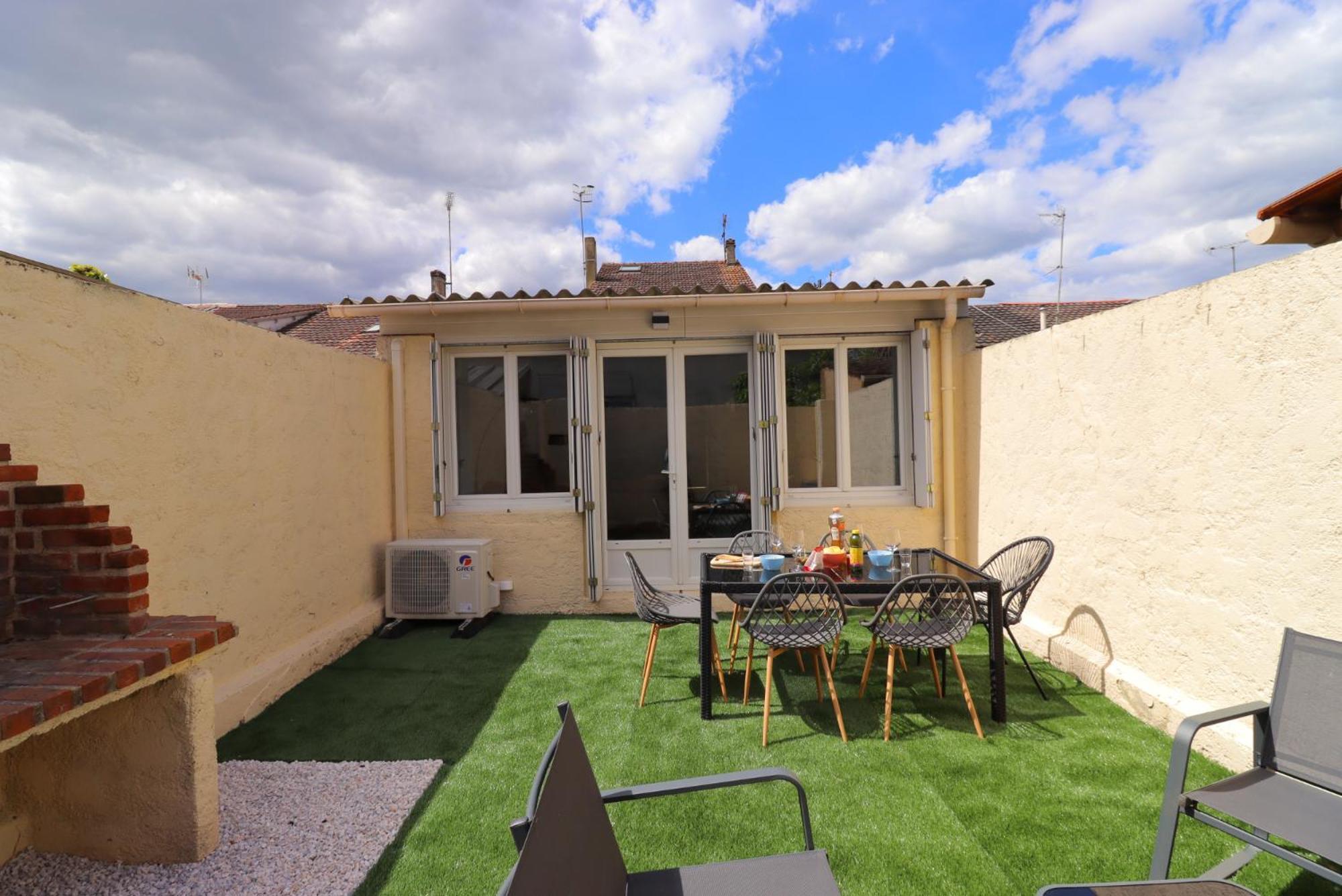 Le Patio - Spacieux T3 Avec Climatisation Et Jardin Privatif Bergerac Quarto foto